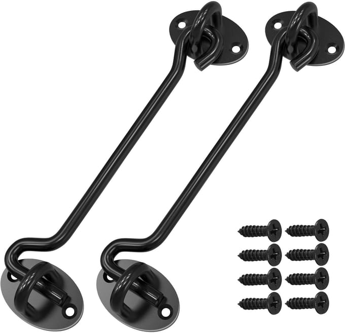Dailygoods- Stormhaak 15 cm - 2 Stuks - Roestvrij Staal - Beugel