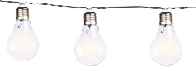 Grundig Solar String Light 4.7M - Solar LED Tuinverlichting - 10 LED Lampen