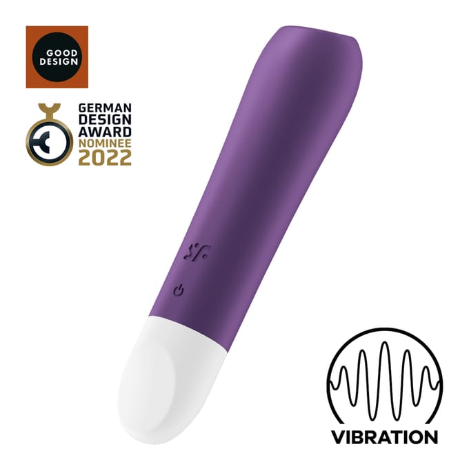 Satisfyer, minivibrator, 'Ultra Power Bullet 2', 10,5 cm, waterdicht, oplaadbaar, medische siliconen