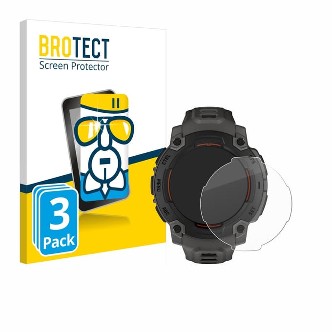 Screenprotector 3 Stuks voor Garmin Instinct E (45 mm) Beschermglas transparant