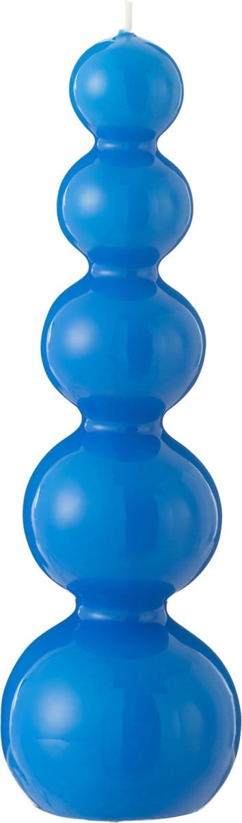 J-Line kaars Kalebas - blauw - 25U