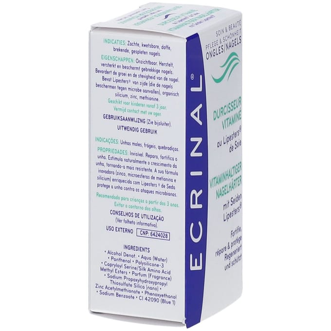 Ecrinal Nagelverharder + Vitamines 10 Oplossing
