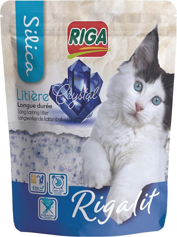 Kattenbakvulling - Silica - Lange gebruiksduur - Geurvermindering - Voor Katten