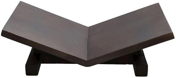 Boekensteun Wiggins | Walnut - Hout | L37 x B13 x H23 cm