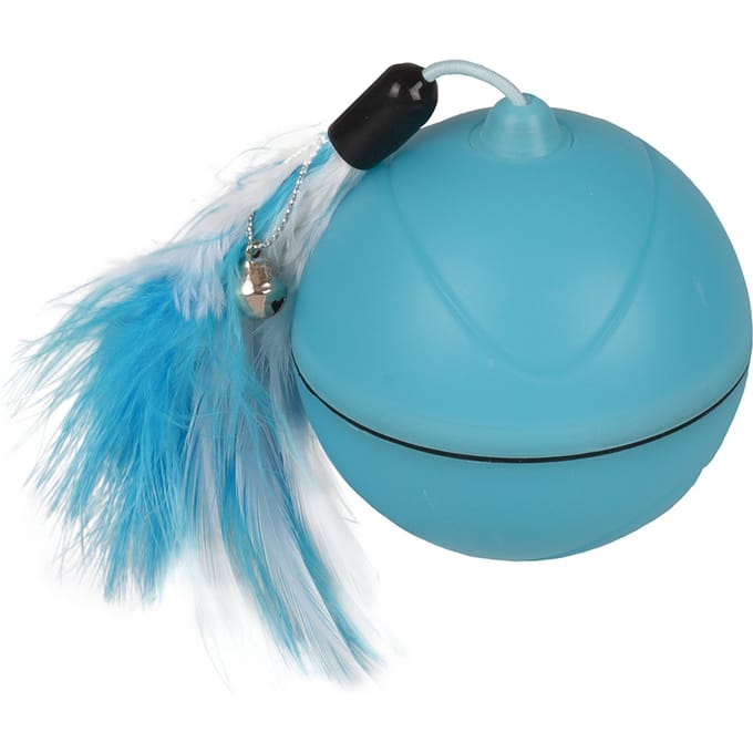 FLAMINGO Balspeeltje 2-in-1 LED Magic Mechta 7 cm blauw