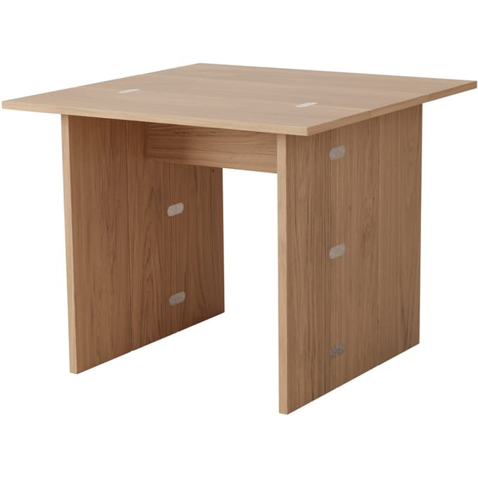Design House Stockholm - Klaptafel 3-voudig inklapbaar - eiken - 90 x 90 cm - bruin