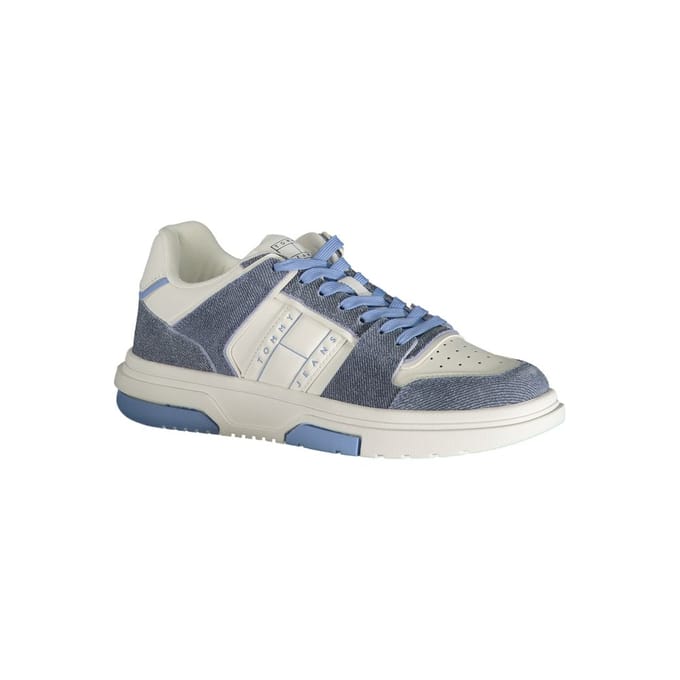 Tommy Jeans Lowtop Sneakers Denim Stijl