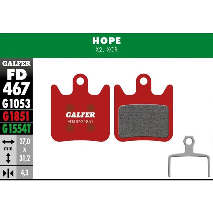 Remblok Galfer Hope X2