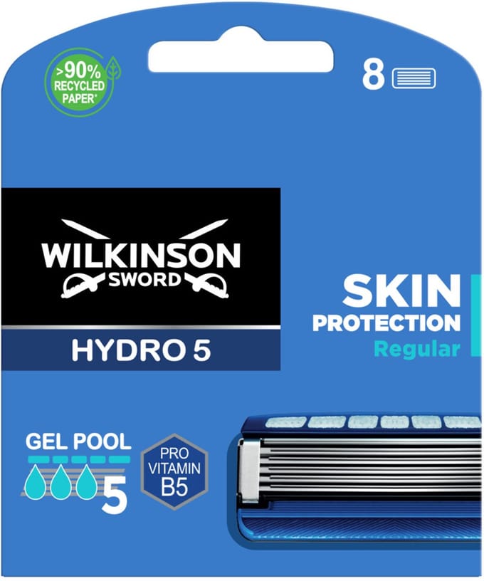 10x Wilkinson Men Scheermesjes Hydro 5 Skin Protection 8 stuks