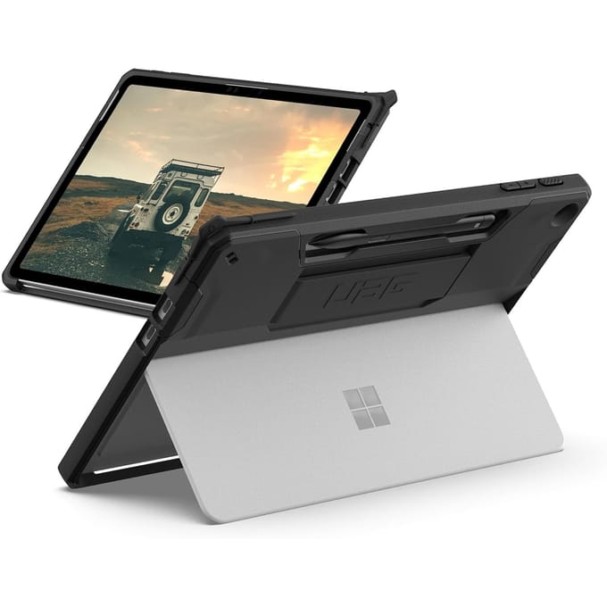 UAG Scout Backcover met handstrap voor de Microsoft Surface Pro 12 - Black