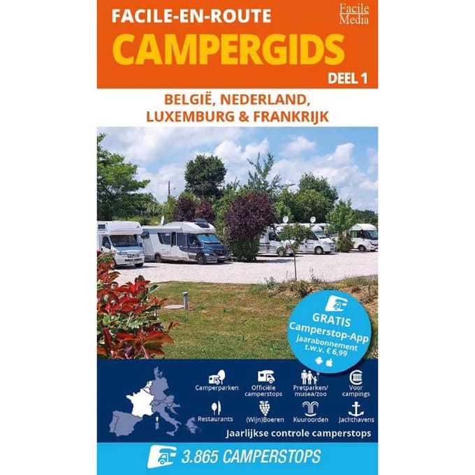 Campergids 1 Nederland België Luxemburg Frankrijk