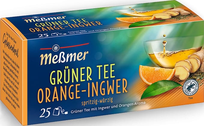 Messmer Groene Thee Sinaasappel Gember 1.75gr - 12x 25 stuks