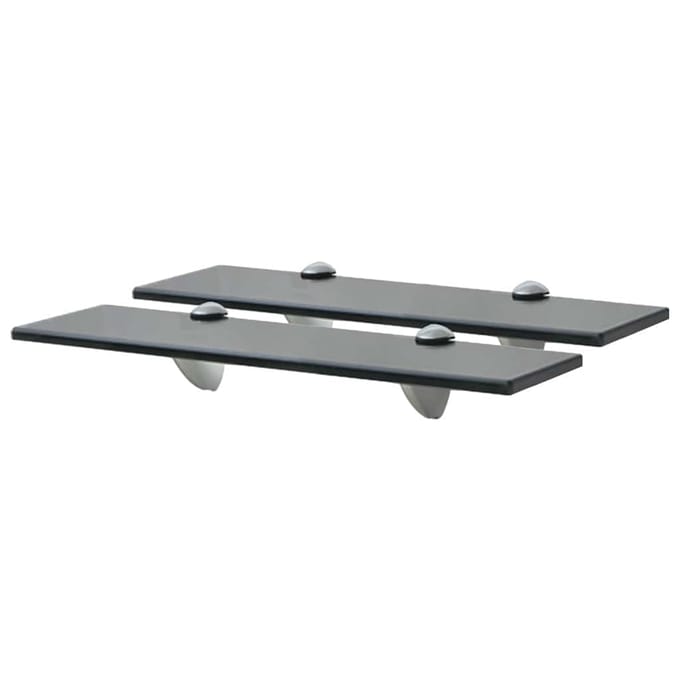 vidaXL - Schappen - zwevend - 2 - st - 40x20 - cm - 8 - mm - glas