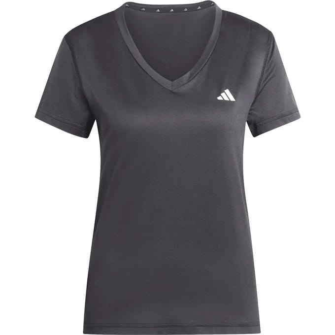 Adidas Performance Workout Essentials V-Neck T-Shirt - Dames - Zwart