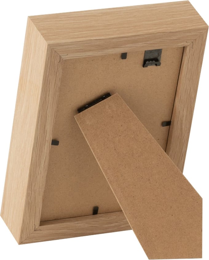 J-Line fotolijst Diepte - hout - naturel - 2 stuks