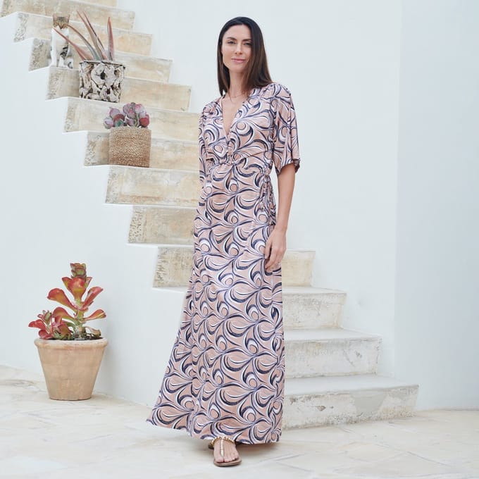 Chic by Lirette - Kimono Lotus Noe - L - Champagne