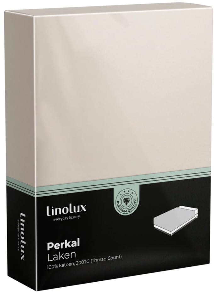 Linolux Laken Katoen Perkal Offwhite 200x265