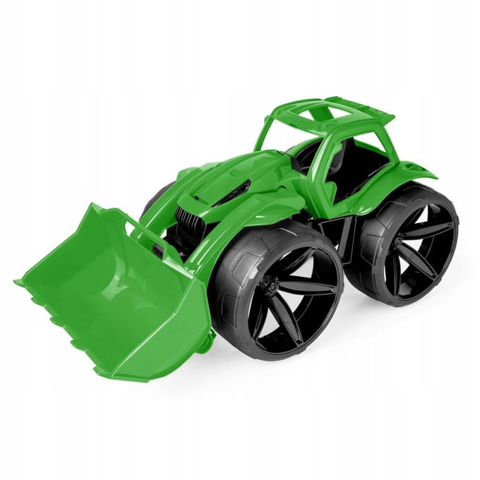 Wader Maximus Groene Bulldozer 68 cm - Groot speelgoedvoertuig