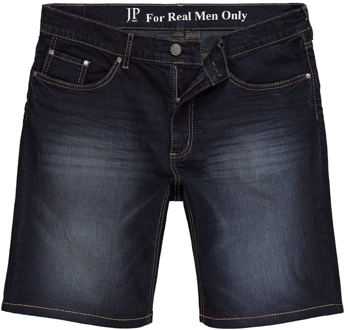 JP 1880 - Heren - Bermuda 5-pocket - Donkerblauw denim - Maat 52
