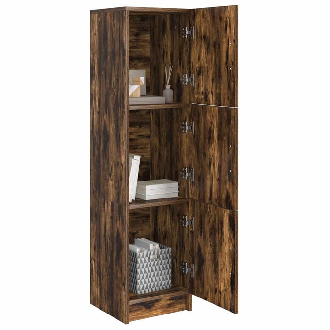 vidaXL - Highboard - Rook - Eiken - 31.5 - x - 32 - x - 122.5 - cm