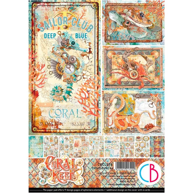 Papier set "Coral Reef"