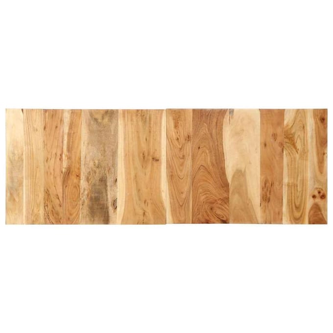 vidaXL - Hoofdbord - 140 - cm - massief - acaciahout