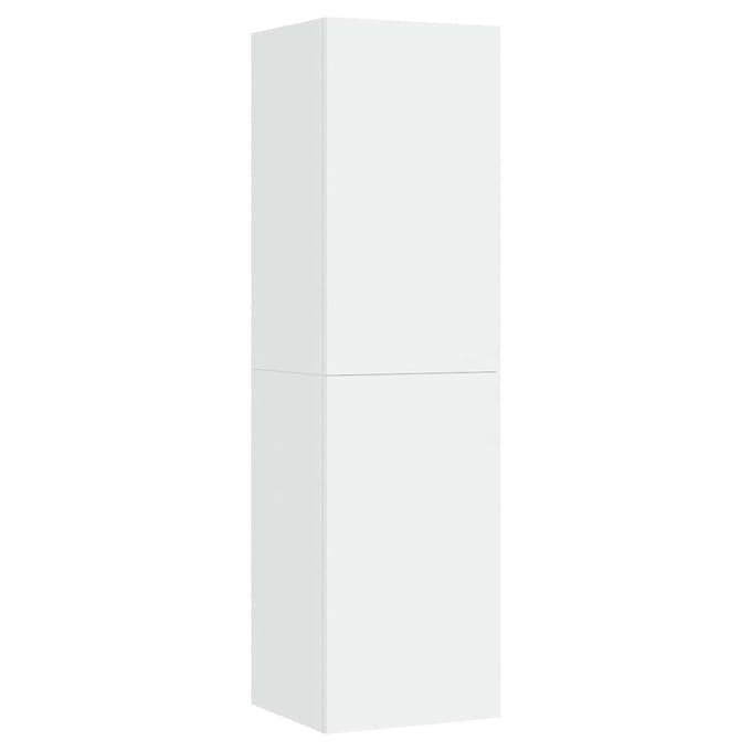 vidaXL - Tv-meubel - 30,5x30x110 - cm - bewerkt - hout - wit