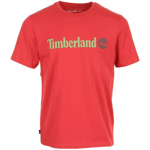 T-shirt Korte Mouw Timberland Linear Logo Short Sleev