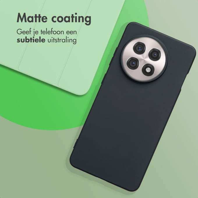 imoshion Hoesje - Geschikt voor OnePlus 13R - Color Backcover - Zwart