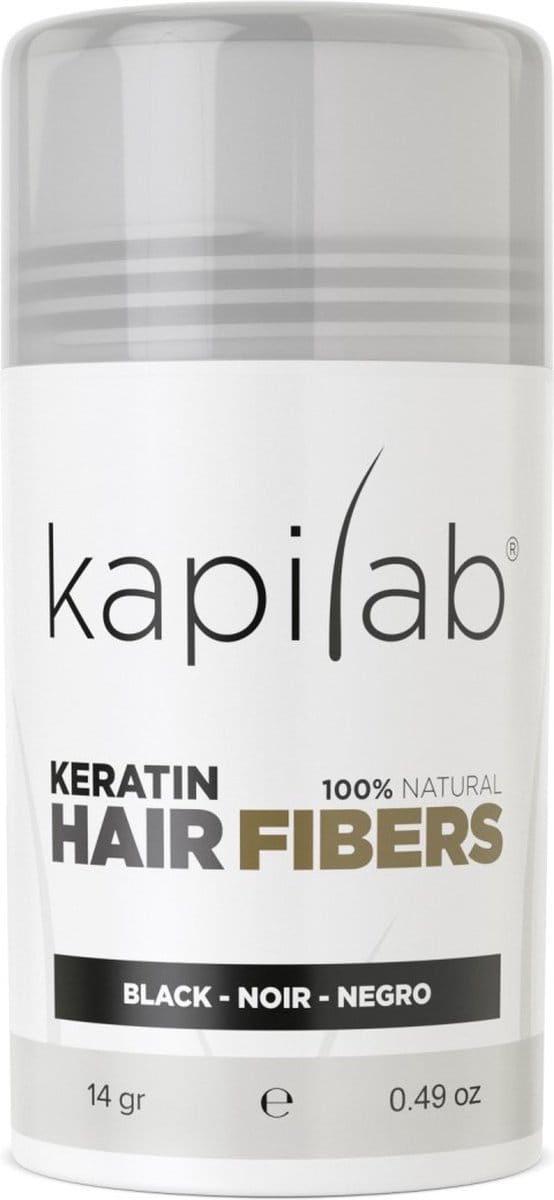 Kapilab Haarpoeder voor dikker haar - 12.5 gram - Zwart