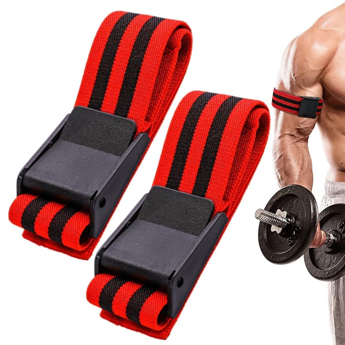 Dailygoods - Set van 2 Elastische Occlusietrainingsbanden met Snelsluitgesp