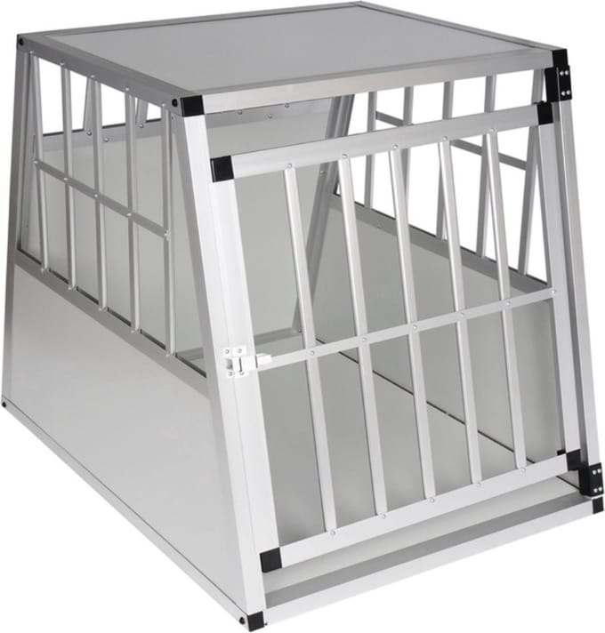 Bolt Edge Hondenbench - Wit - Voor Auto - Vervoersbox - Resibench - Dierenbench