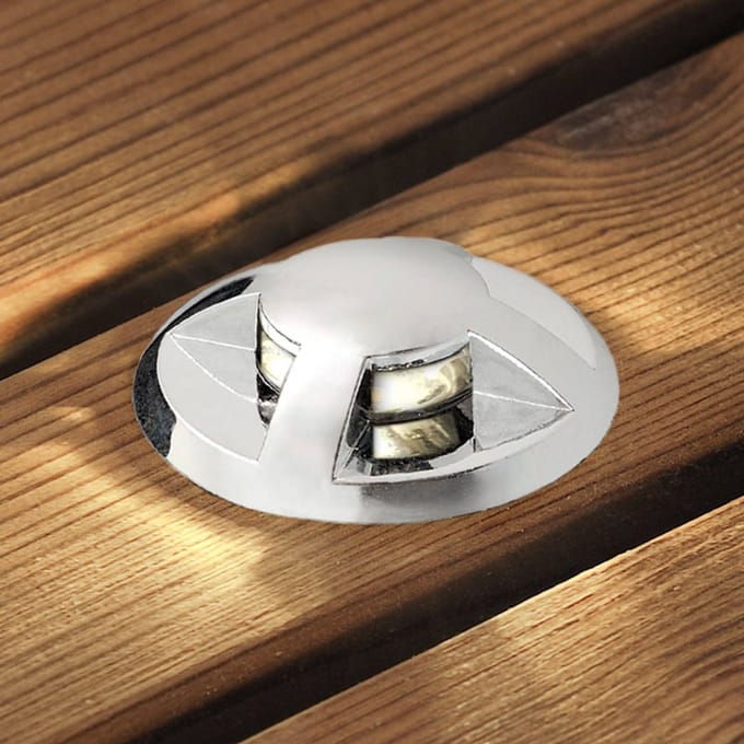 Konstsmide LED grondspot inbouwlamp, Mini, set van 6, gewelfd