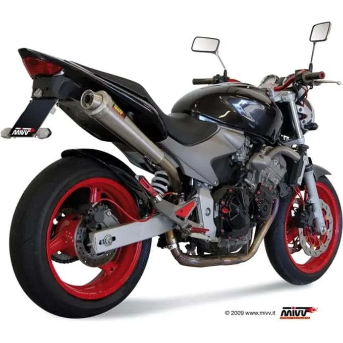 motoruitlaat Mivv X-Cone inox brossé Honda CB600F Hornet