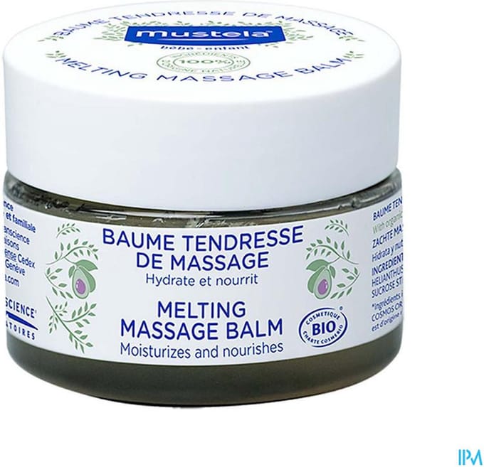 Mustela verzachtende massagebalmsem Bio 90 g