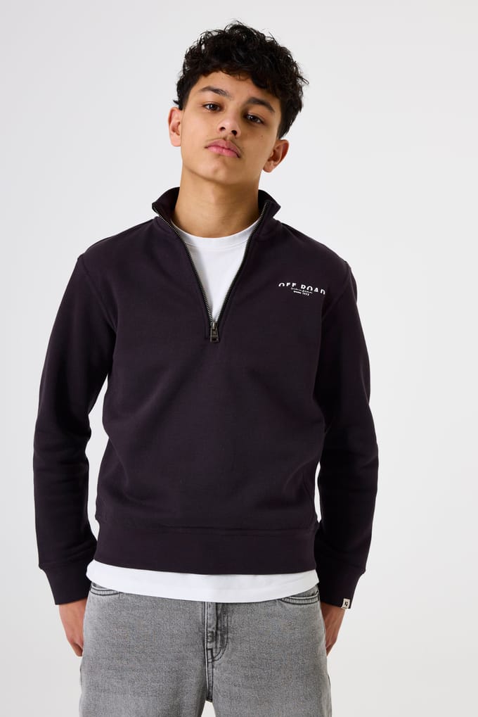 Sweater met 1/2 rits voor kinderen Garcia