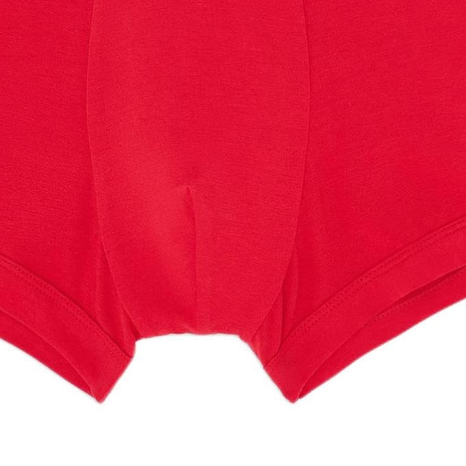 Emporio Armani Elastische Logo Jacquard Tailleband Boxer Brief Heren ondergoed Rood 111389-4F595-10374 M beige