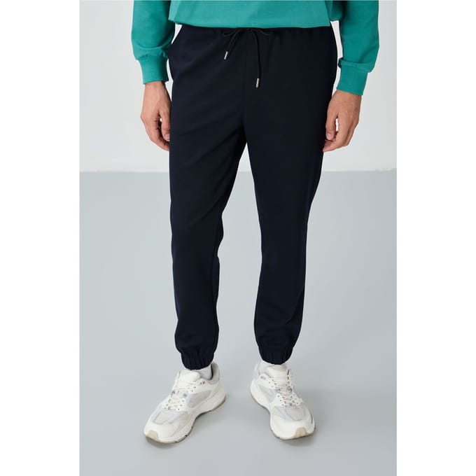 Heren Regular Fit Fleece Broek