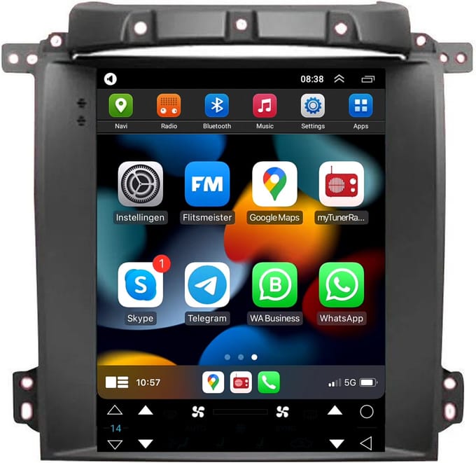 CarPlay autoradio geschikt voor Kia Sorento | 2002 t/m 2006 | Android 13 | Draadloos Apple CarPlay & Android Auto | 2GB + 32GB | 8-Core processor | Davilon | 2025 model | 2002 2003 2004 2005 2006 | Bluetooth & Wifi