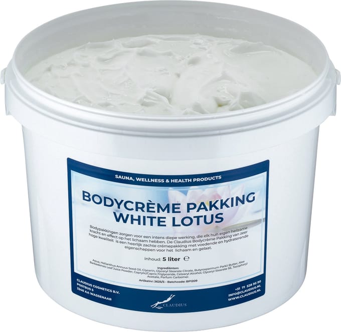 Bodycrème Pakking White Lotus - 5 liter