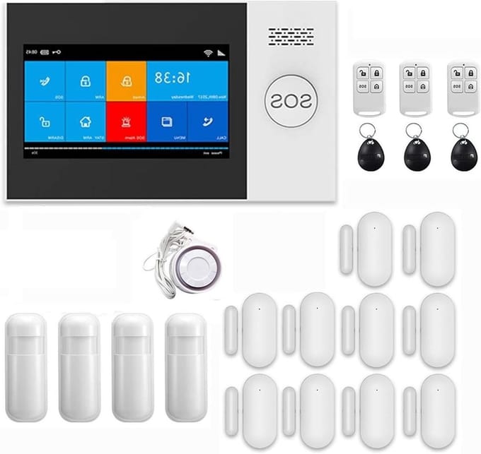Huisbeveiliging Systeem - Alarm Kit - Thuis Beveiligen - App Controle - 43 Inch Touchscreen - SET-M