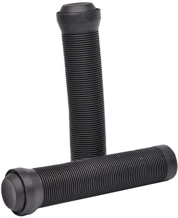 Zachte Rubberen Stuur Grips voor Scooter, Fiets, MTB en BMX met Bumperdoppen