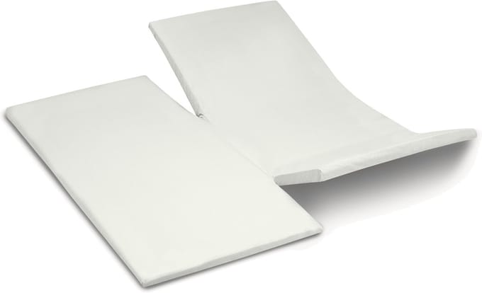 Cinderella - Topper Hoeslaken met dubbele split - Jersey - 180x200/210 cm - Ivoor