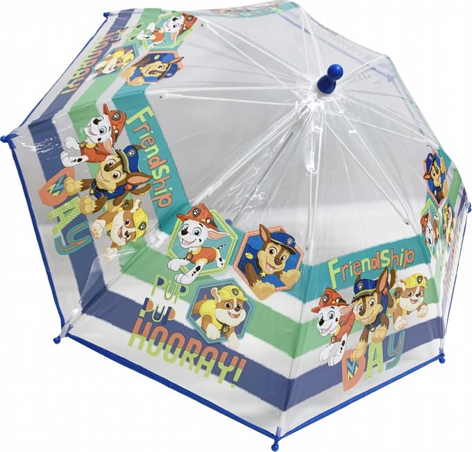 Transparante koepel paraplu Paw Patrol
