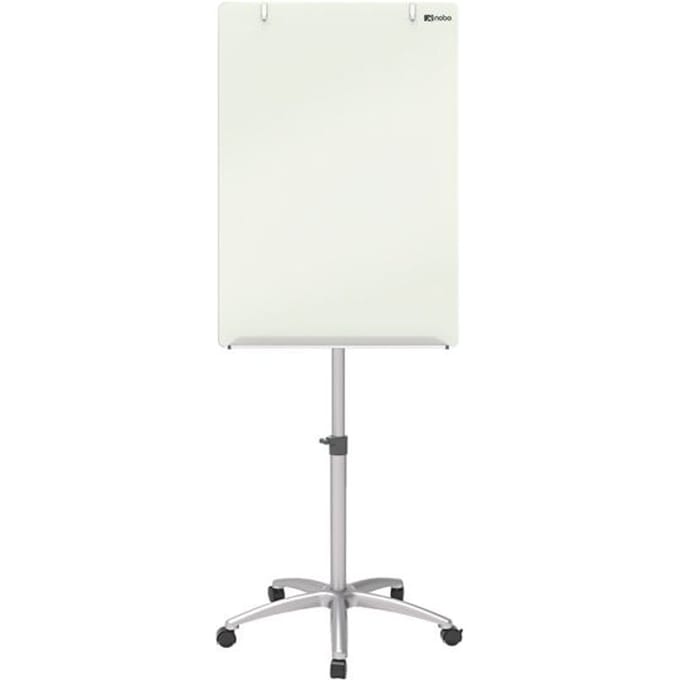 Nobo Impression Pro Mobiele Glas Flipover - Inclusief Whiteboard Marker en Magneten - Wit
