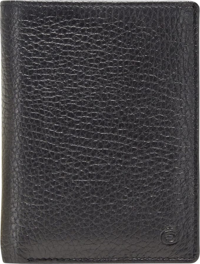 Esquire Herten portemonnee leer 9 cm - Jongens - Staand formaat - schwarz