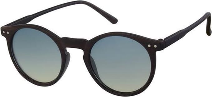 Zonnebril Rond Houtlook 4