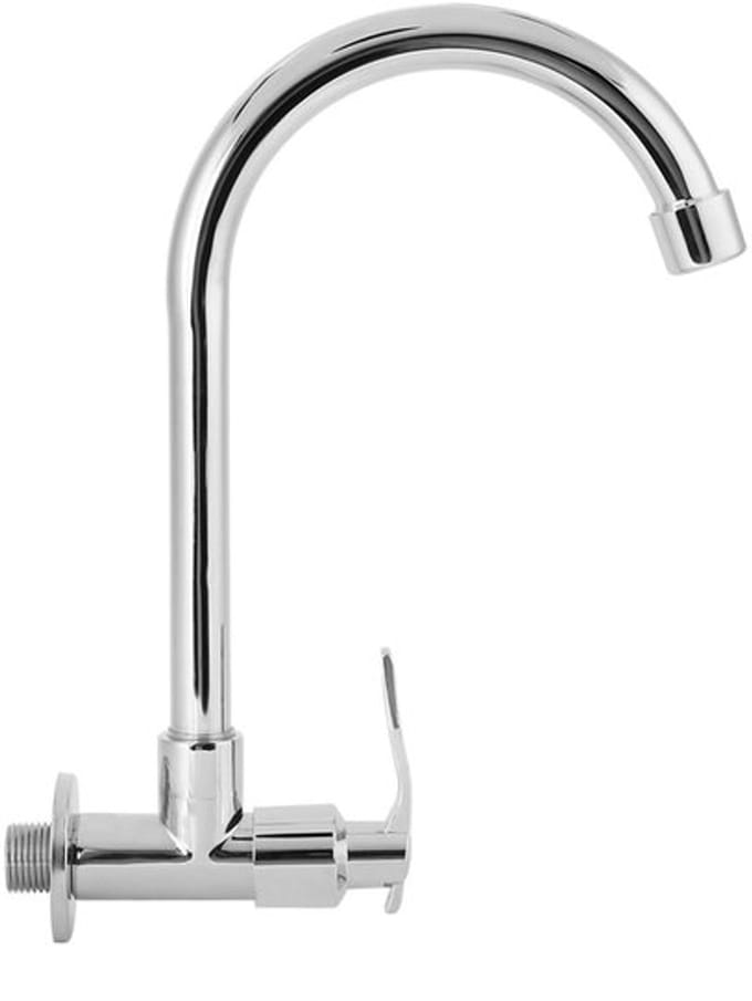 Dailygoody - Wandkraan - Enkelvoudige Lever - 360° Draaiend - Messing