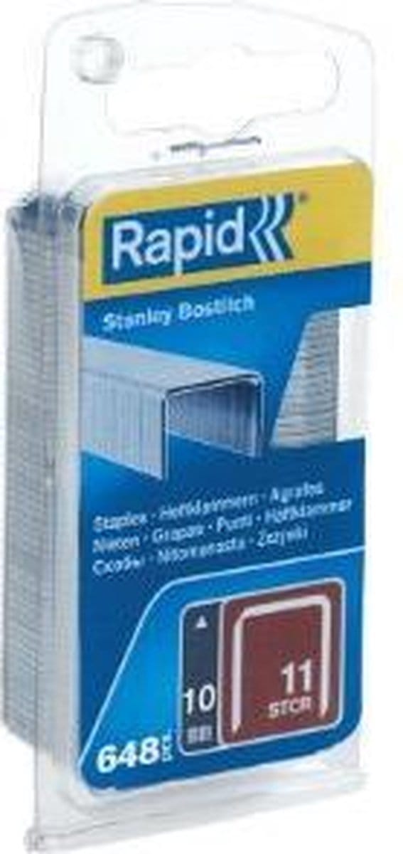 Rapid 40109572 Nieten - No. 11 - Gegalvaniseerd - 10mm (648st)