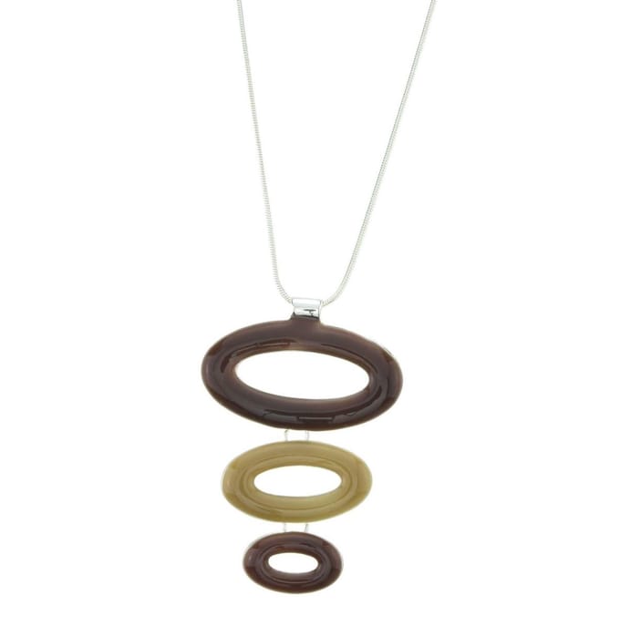 Behave ketting - Gekleurde hangers - Nikkelvrij - Modeaccessoire